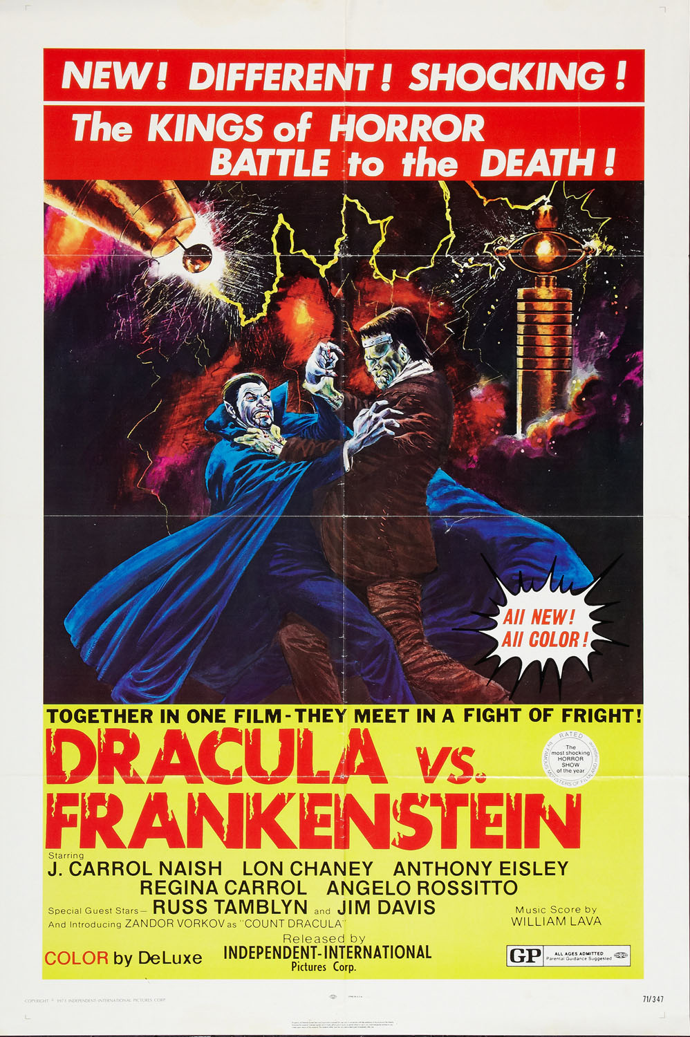 DRACULA VS. FRANKENSTEIN